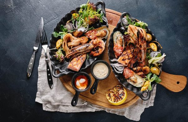 receta mariscada dos personas