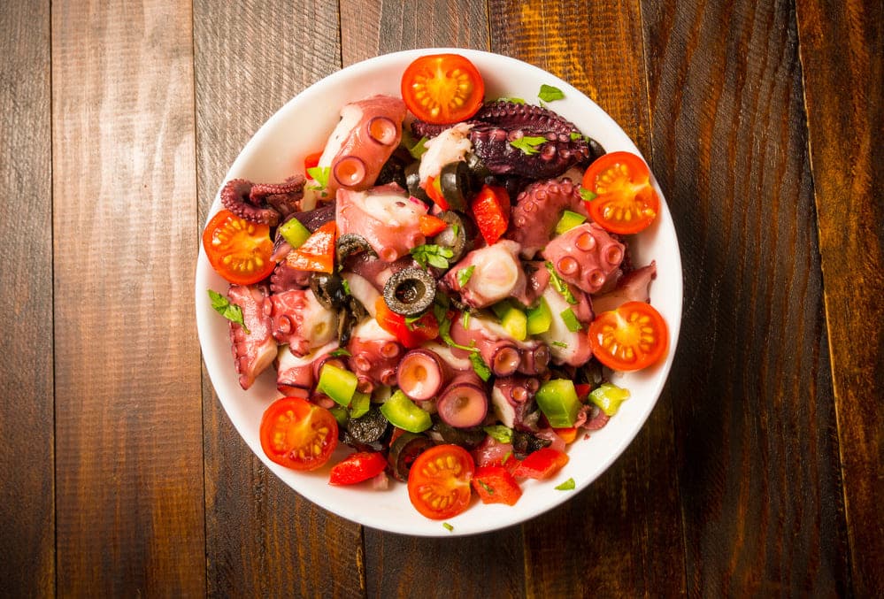 salpicón de pulpo