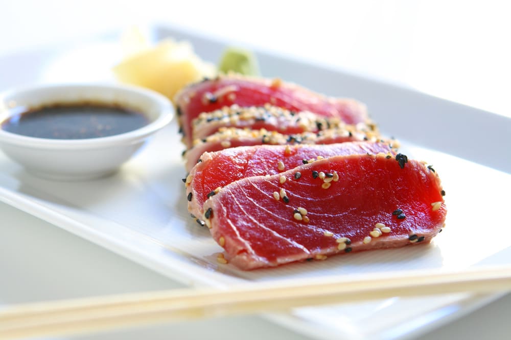 tataki de atún rojo