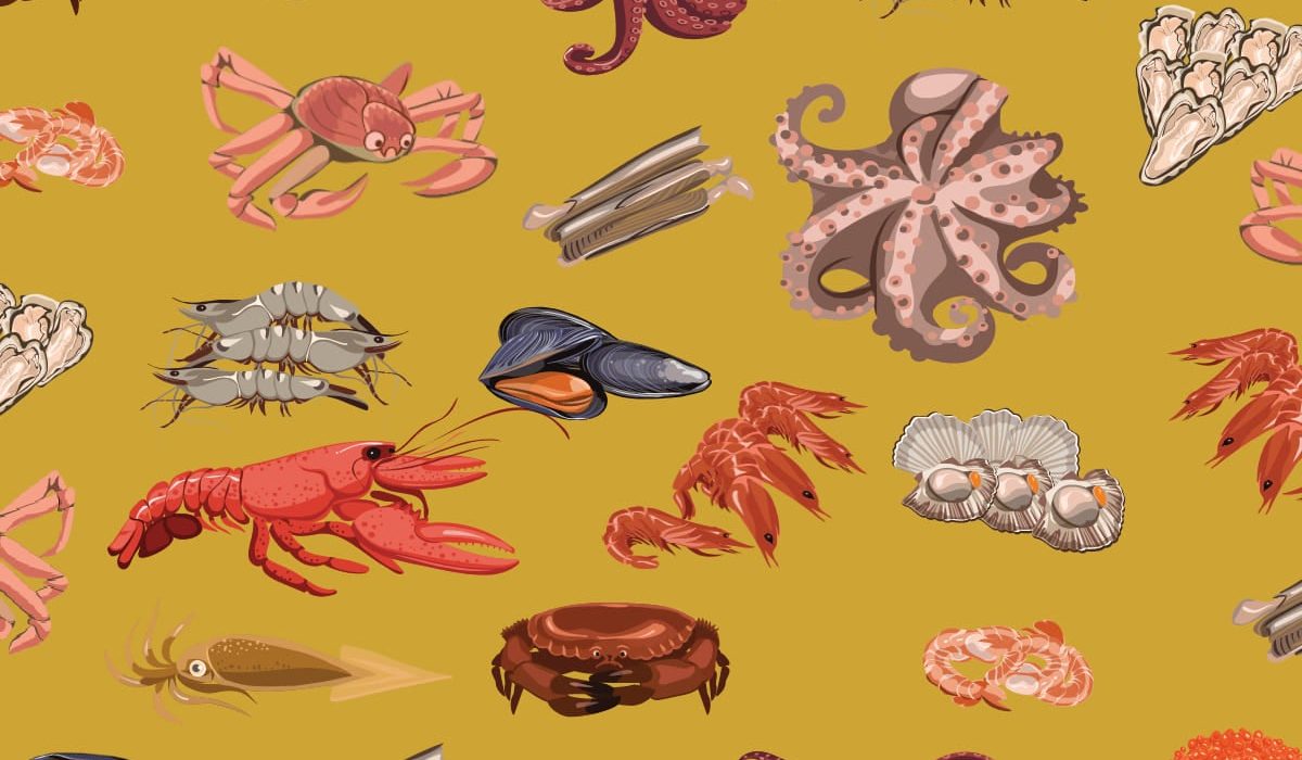 tipos de mariscos
