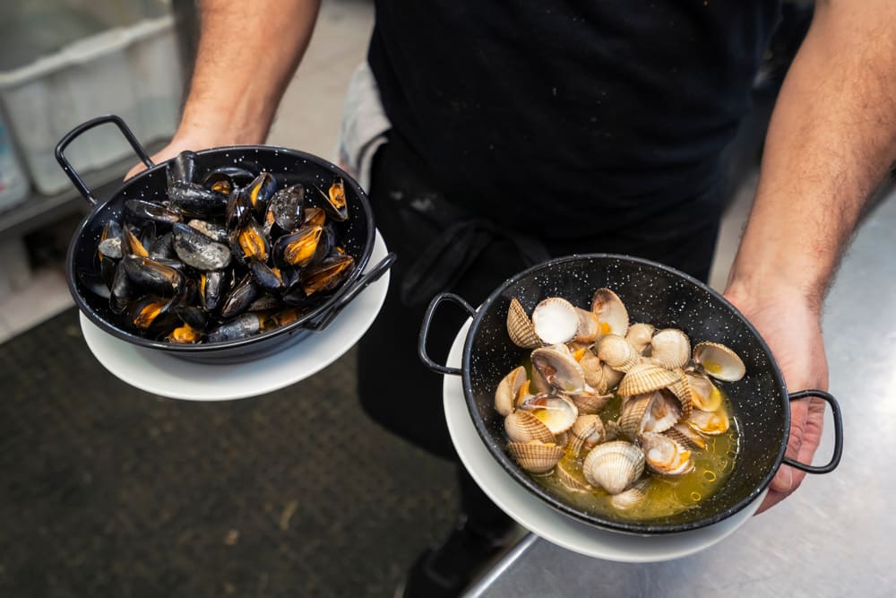 tiempos de cocción de los berberechos