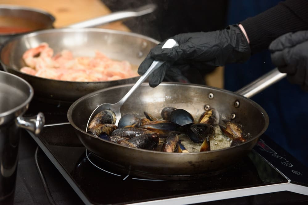 tiempo de cocción de los mejillones