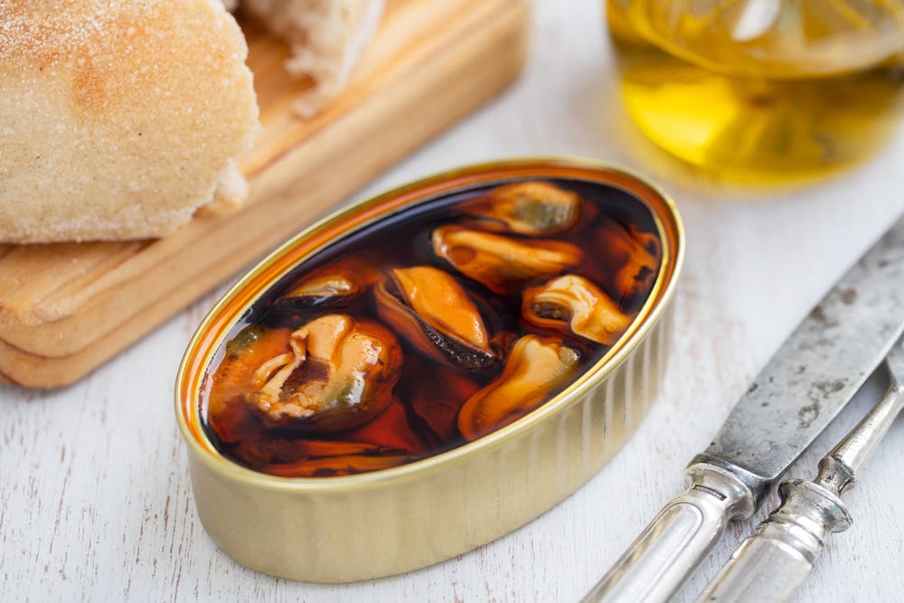 lata de mejillones para embarazadas