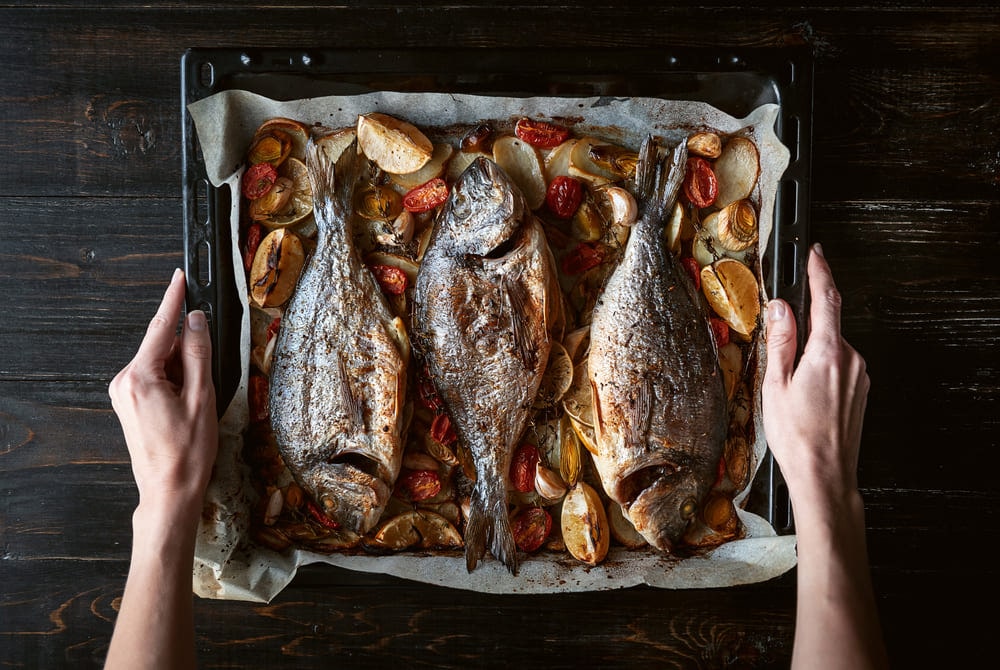 pescado al horno