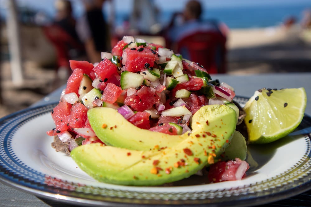 ceviche de atún rojo