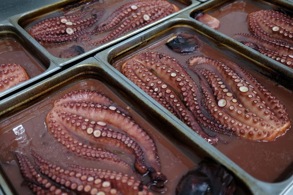 Pulpo al horno estilo murciano