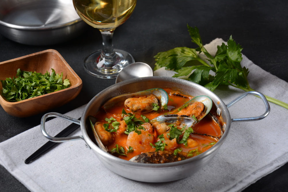 receta de mejillones en tomate