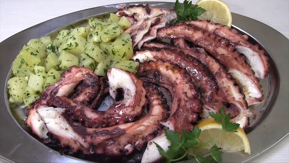 receta pulpo parrilla