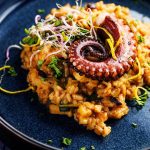 receta de risotto de pulpo