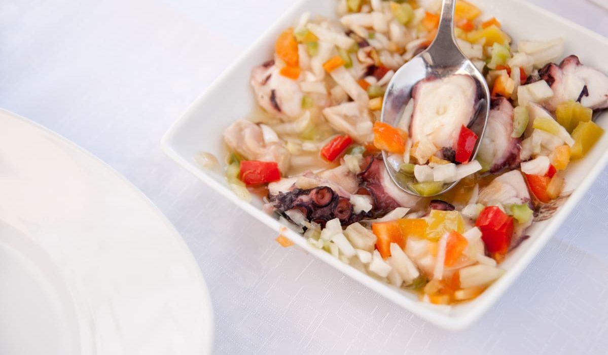 receta salpicón pulpo