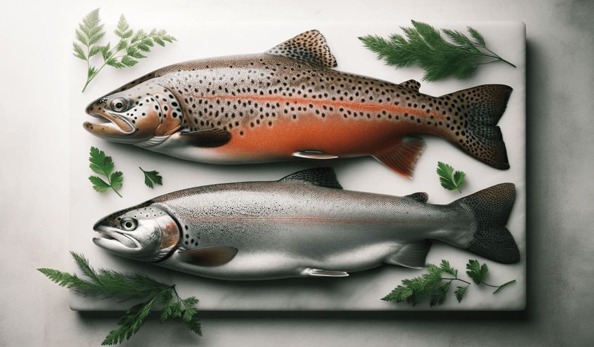 salmón vs trucha