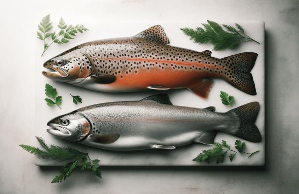 salmón vs trucha