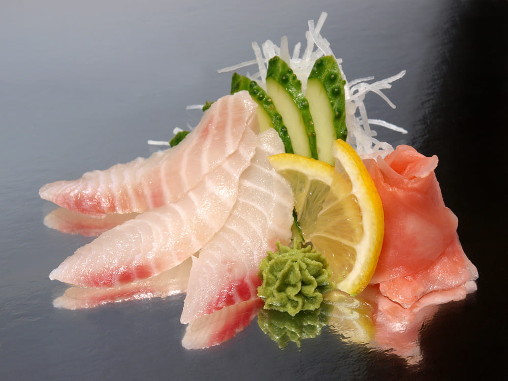 sashimi lubina