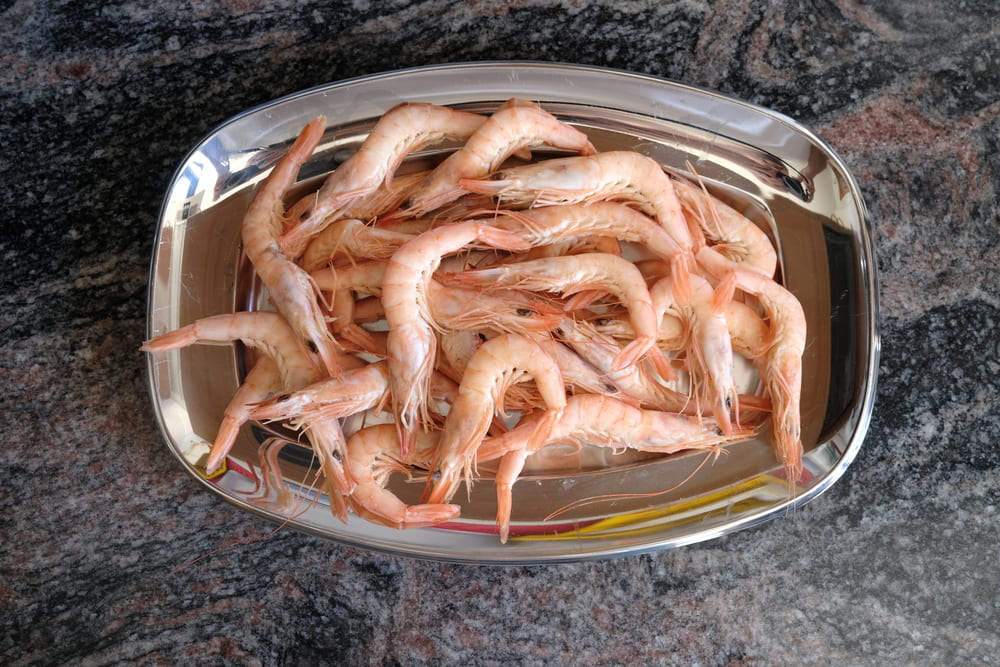 gamba blanca cocida