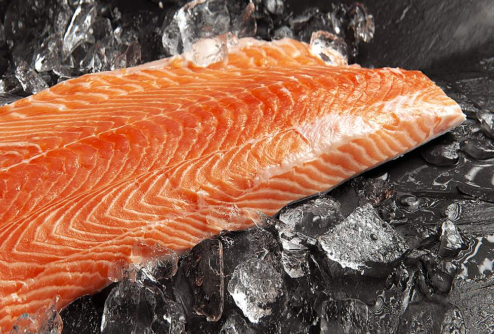 salmón pescado sabroso
